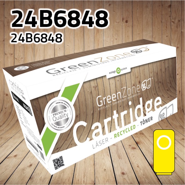 [GLT6848Y] Tóner Lexmark 24B6848 amarillo | 30.000 páginas | Green Zone