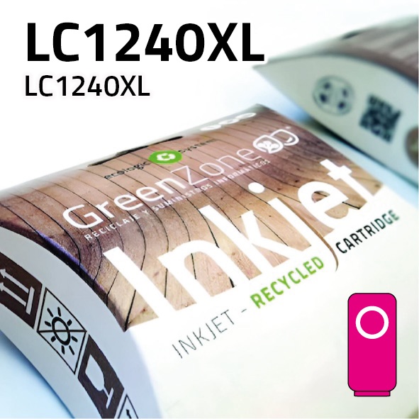 [GBCLC1240XM] Cartucho Brother LC1240XL/ LC1280XL magenta | 19 ml | Green Zone