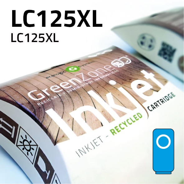 [GBCLC125XC] Cartucho Brother LC125XL cian | 16 ml | Green Zone
