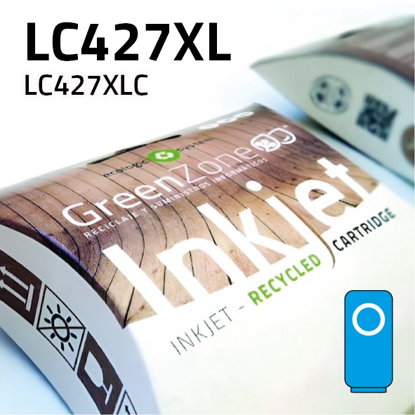 [GBCLC427XC] Cartucho Brother LC427XL cian | 5.000 páginas | Green Zone