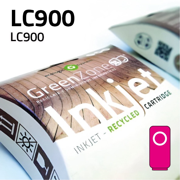 [GBCLC900M] Cartucho Brother LC900 magenta | 13 ml | Green Zone