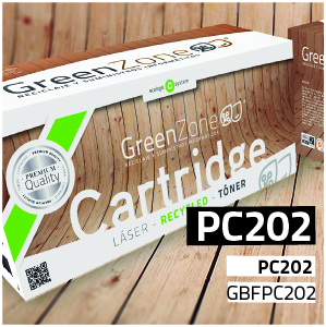 Cinta de transferencia Brother PC202RF negro | 2 rollos | Green Zone