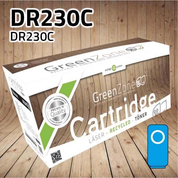 [GBTDR230CO] Tambor Brother DR210 / DR230 / DR240 / DR270 cian | 15.000 páginas | Green Zone