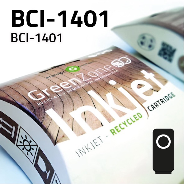 [GCCBCI1401N] Cartucho Canon BCI-1401 negro | 130 ml | Green Zone
