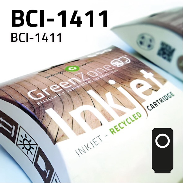 Cartucho Canon BCI-1411 negro | 330 ml | Green Zone