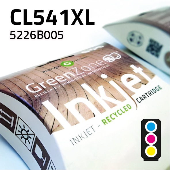 [GCCCL541XC] Cartucho Canon CL541XL color | 21 ml | Green Zone