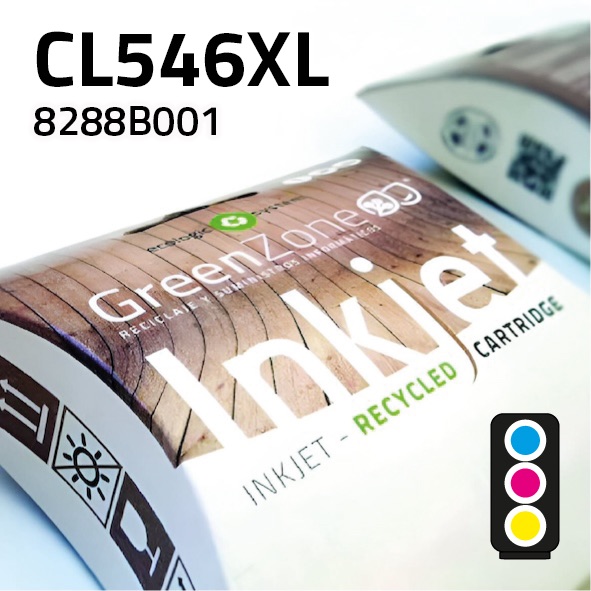 Cartucho Canon CL546XL color | 15 ml | Green Zone