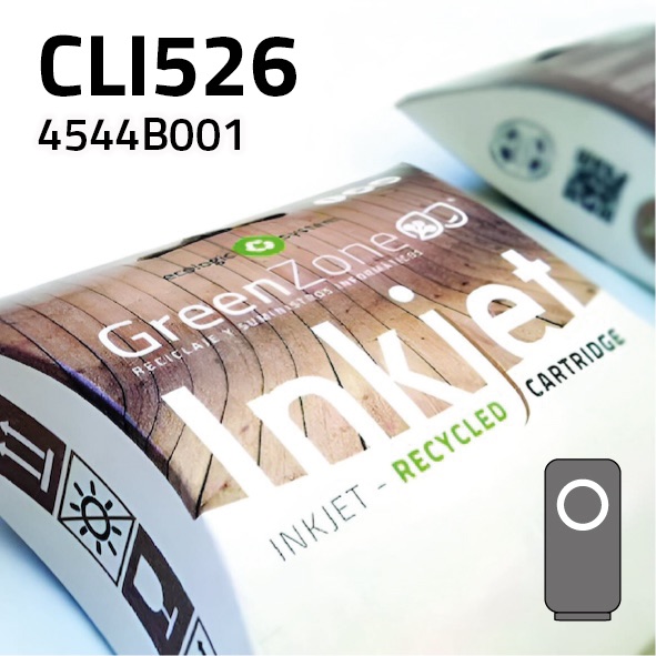 Cartucho Canon CLI526GY cian | 11 ml | Green Zone