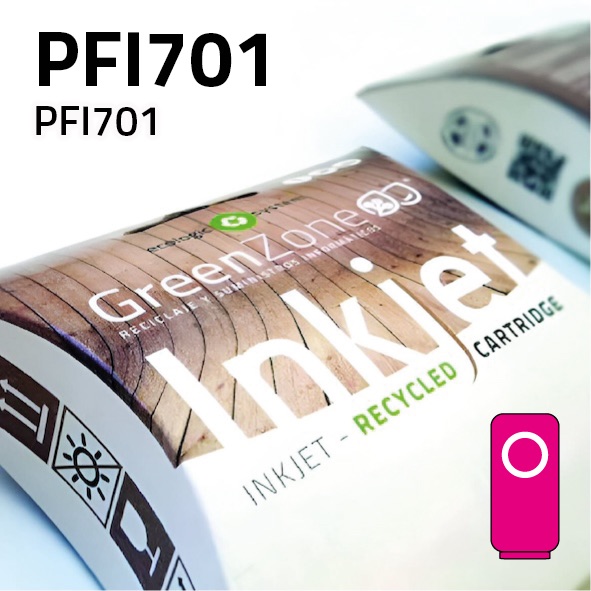 [GCCPFI701M] Cartucho Canon PFI701 magenta | 700 ml | Green Zone