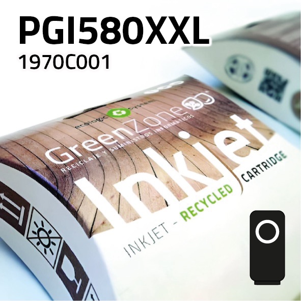 [GCCPGI580XXN] Cartucho Canon PGI580BKXXL negro | 27 ml | Green Zone