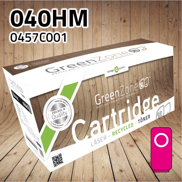 Tóner Canon (040HM) 0457C001 magenta | 10.000 páginas | Green Zone