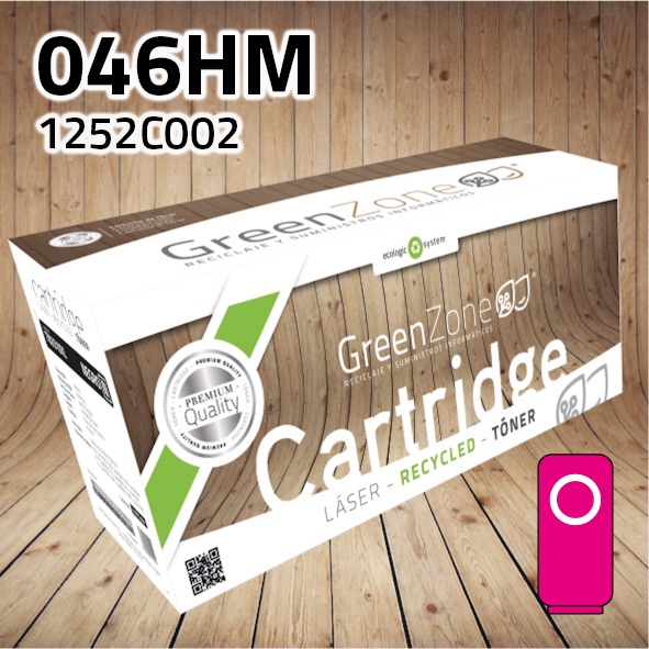 Tóner Canon (046HM) 1252C002 magenta | 5.000 páginas | Green Zone
