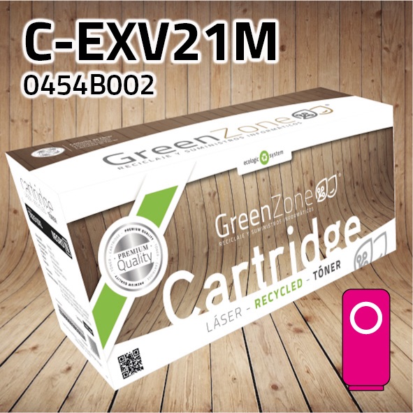 Tóner Canon (C-EXV21) 0454B002 magenta | 14.000 páginas | Green Zone