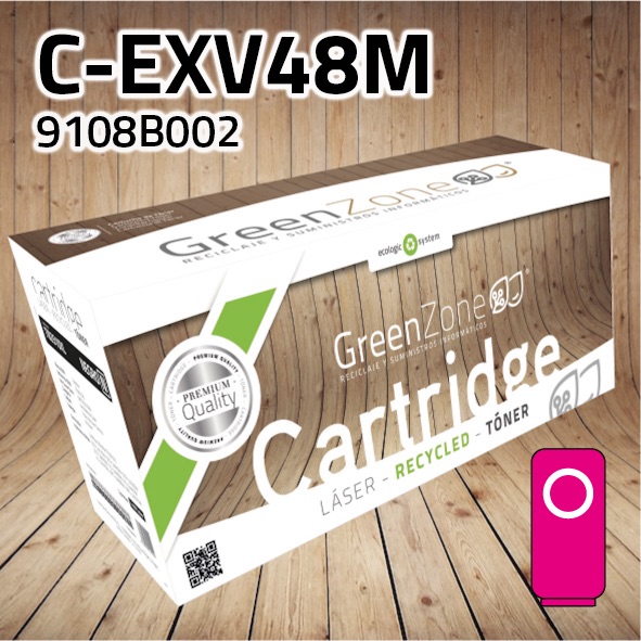 Tóner Canon (C-EXV48M) 9108B002 polimerizado magenta | 11.500 páginas | Green Zone