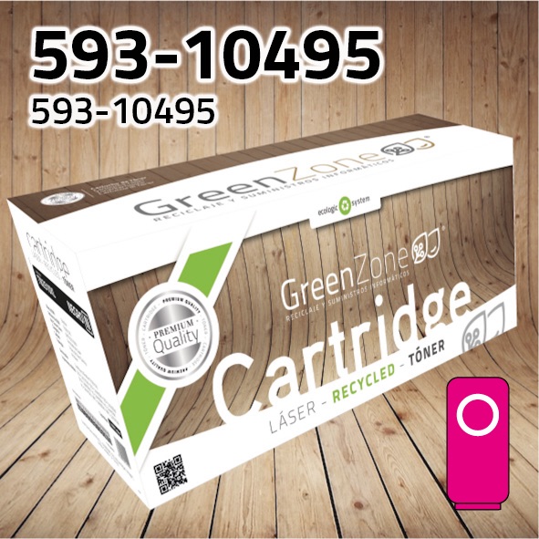 Tóner Dell 593-10495 magenta | 1.000 páginas | Green Zone