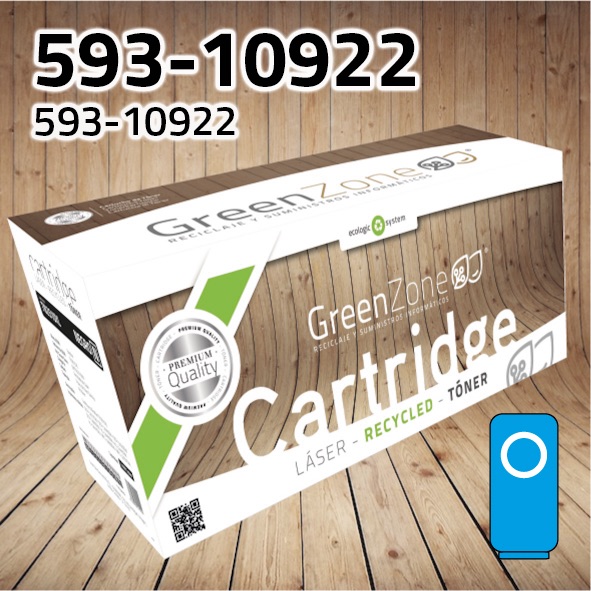 [GDT614NC] Tóner Dell 593-10922 cian | 12.000 páginas | Green Zone