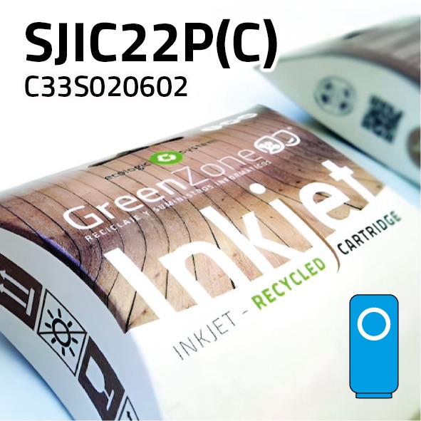Cartucho Epson C33S020602 (SJIC22P(C)) cian | 32,5 ml | Green Zone