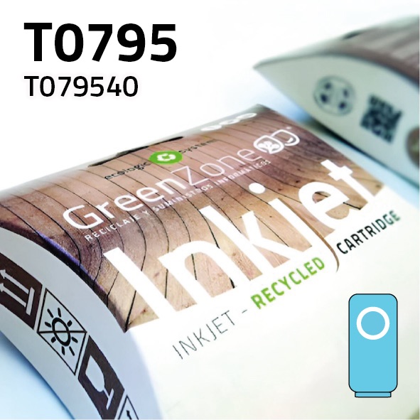 Cartucho Epson T079540 Light cian | 15 ml | Green Zone