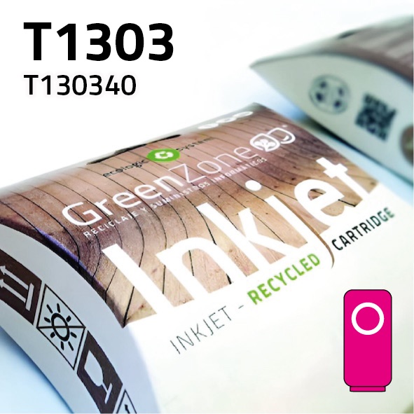Cartucho Epson T130340 magenta | 12 ml | Green Zone