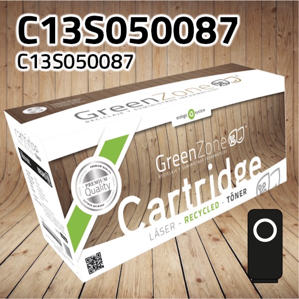 Tóner Epson C13S050087 negro | 6.000 páginas | Green Zone
