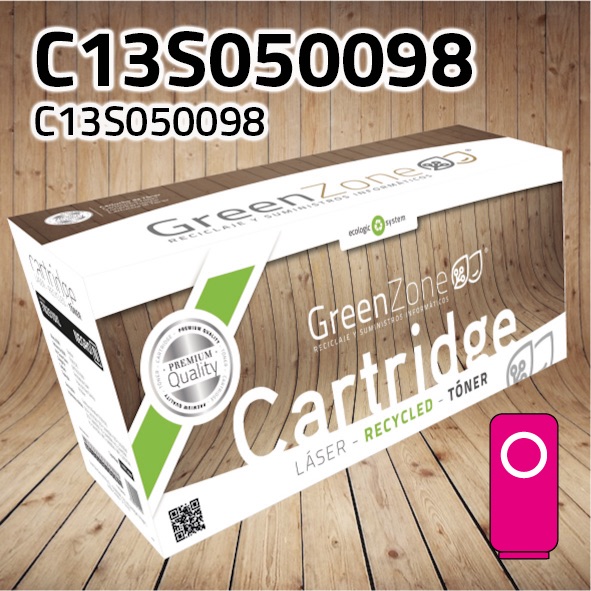Tóner Epson C13S050098 magenta | 4.500 páginas | Green Zone