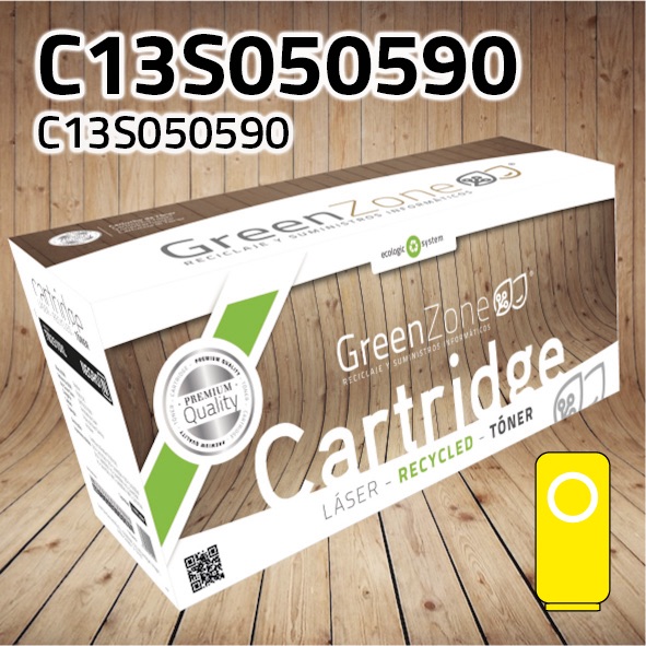 Tóner Epson C13S050590 amarillo | 6.000 páginas | Green Zone
