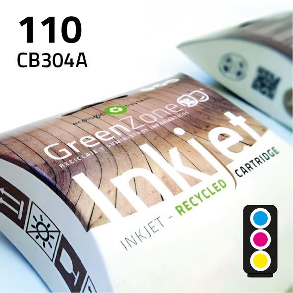Cartucho HP CB304A (110) color | 12 ml | Green Zone