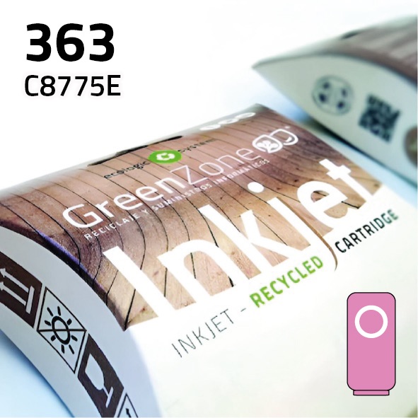 Cartucho HP C8775E (363) Light magenta | 10 ml | Green Zone