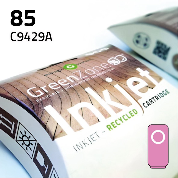 Cartucho HP C5018A (84) / C9429A (85) Light magenta | 69 ml | Green Zone