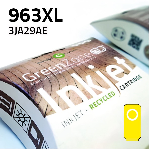 [GHCJA29XY] Cartucho HP 3JA29AE (963XL) amarillo | 1.600 páginas | Green Zone