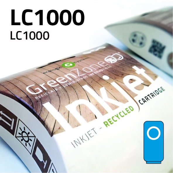 Cartucho Brother LC970 / LC1000 cian | 20 ml | Green Zone