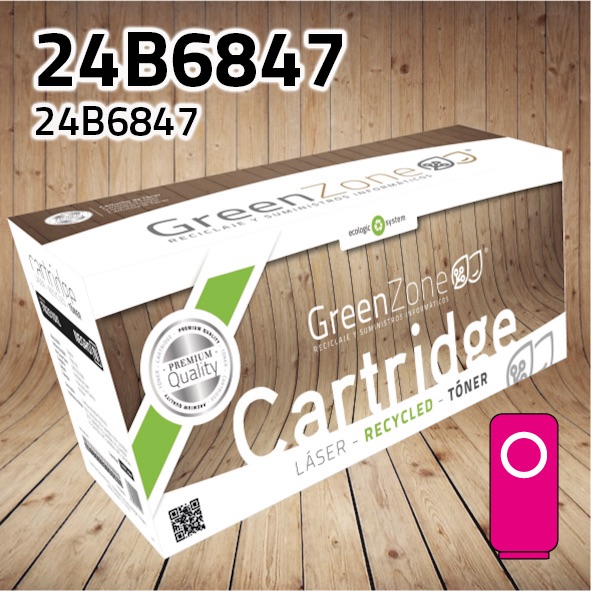 [GLT6847M] Tóner Lexmark 24B6847 magenta | 30.000 páginas | Green Zone