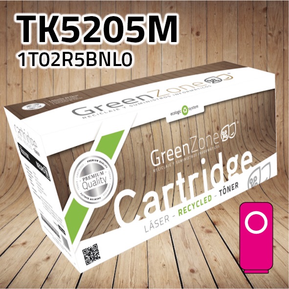Tóner Kyocera TK5205M magenta | 12.000 páginas | Green Zone