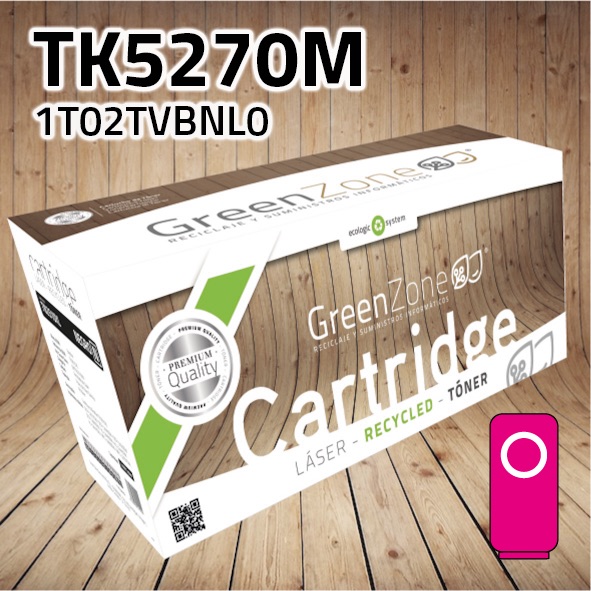 Tóner Kyocera TK5270M magenta | 6.000 páginas | Green Zone