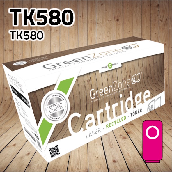 Tóner Kyocera TK580 magenta | 2.800 páginas | Green Zone