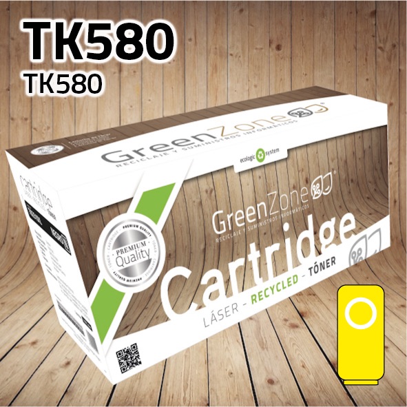 Tóner Kyocera TK580 amarillo | 2.800 páginas | Green Zone