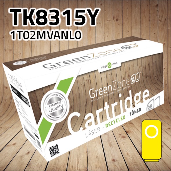 Tóner Kyocera TK8315Y amarillo | 6.000 páginas | Green Zone