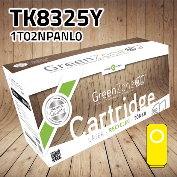 Tóner Kyocera TK8325Y amarillo | 12.000 páginas | Green Zone