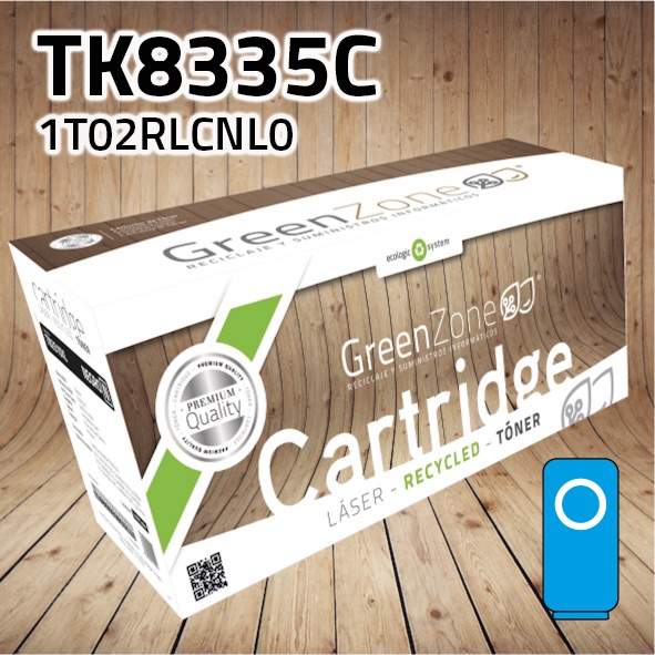 Tóner Kyocera TK8335C cian | 15.000 páginas | Green Zone