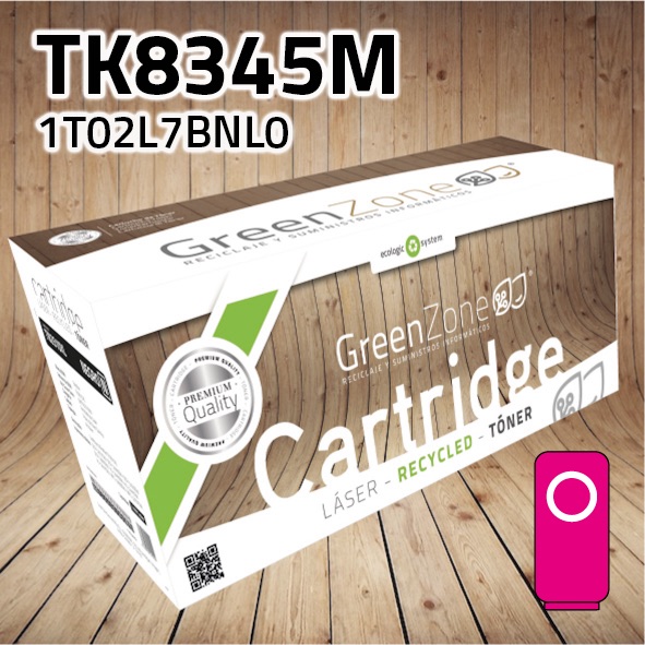 Tóner Kyocera TK8345M polimerizado magenta | 15.000 páginas | Green Zone