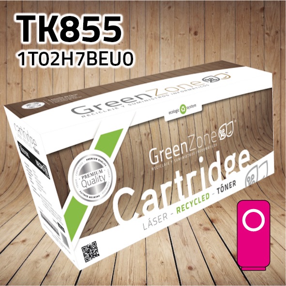 Tóner Kyocera TK855 magenta | 18.000 páginas | Green Zone