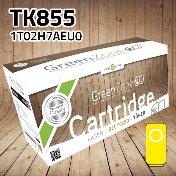 Tóner Kyocera TK855 amarillo | 18.000 páginas | Green Zone