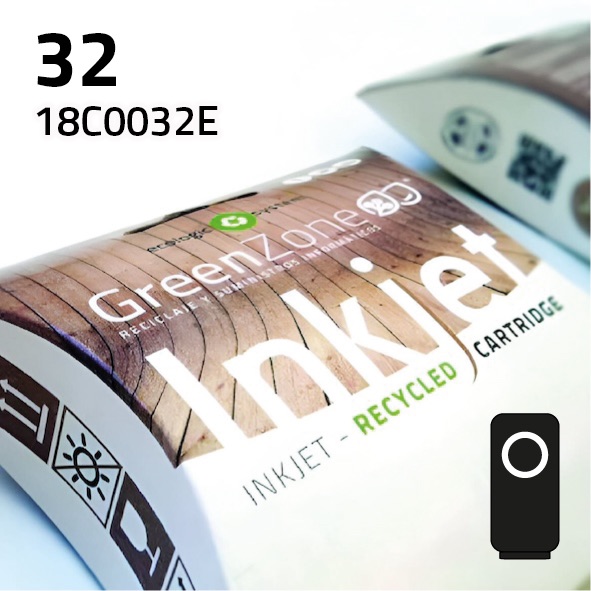 [GLC1832N] Cartucho Lexmark 18C0032E (32) negro | 17 ml | Green Zone