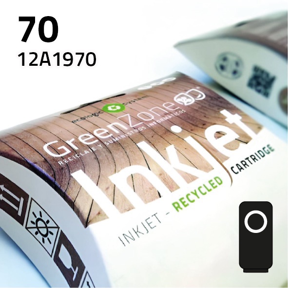 Cartucho Lexmark 12A1970 (70) negro | 40 ml | Green Zone