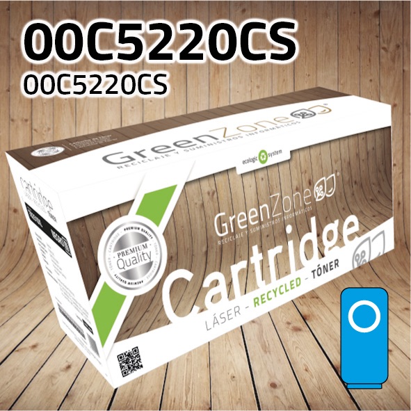 Tóner Lexmark 00C5220CS cian | 3.000 páginas | Green Zone