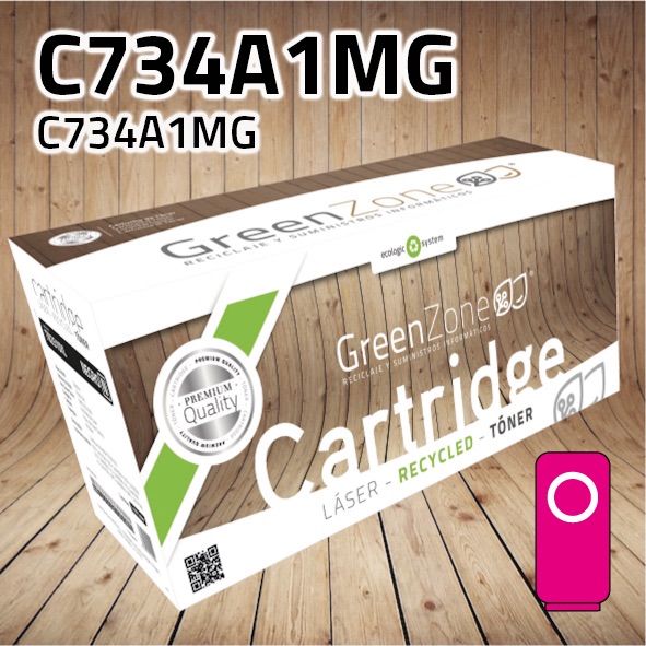 Tóner Lexmark C734A1MG magenta | 6.000 páginas | Green Zone