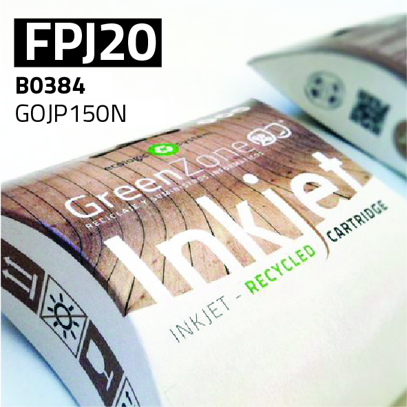 [GOJP150N] Cartucho Olivetti B0384 (FPJ20) negro | 15 ml | Green Zone