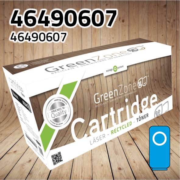 Tóner OKI 46490607 cian | 6.000 páginas | Green Zone