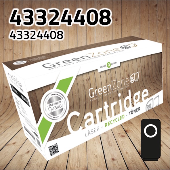 Tóner OKI 43324408 negro | 6.000 páginas | Green Zone