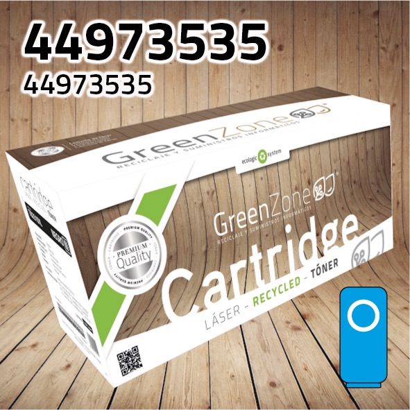 Tóner OKI 44973535 cian | 1.500 páginas | Green Zone